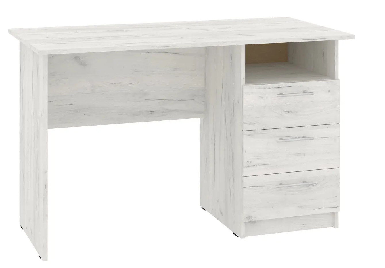 Стіл письмовий МЕБЛЕВА ФАБРИКА ПІХОТИН Буклет 750х1200х600 мм дуб крафт білий